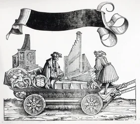 Cena da Procissão Triunfal de Maximiliano, c.1516-18